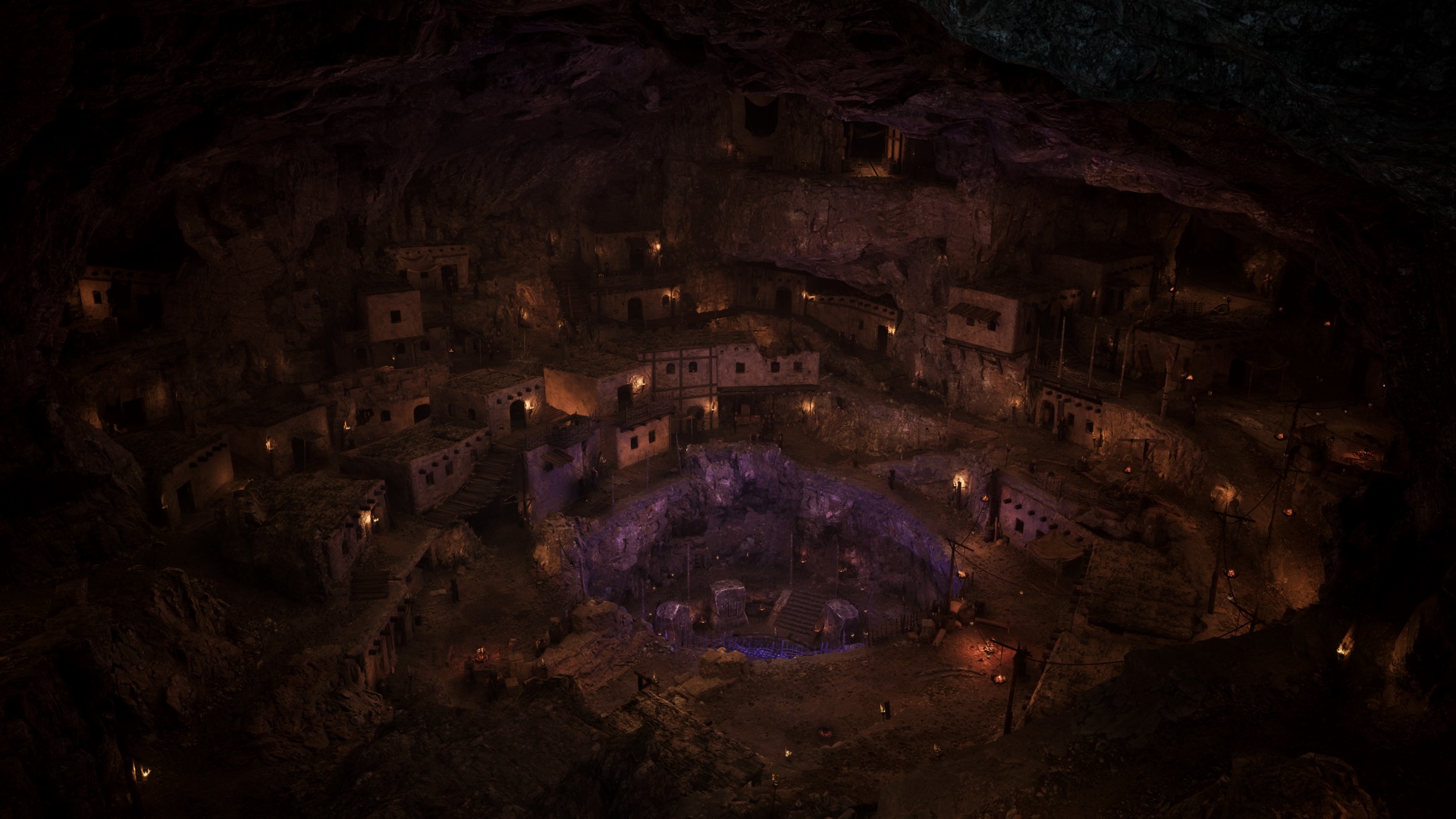 Gothic 1 Remake Fisk quest guide — torch-lit dwellings built into the New Camp's great cavern, the cave housing where you find Sharky